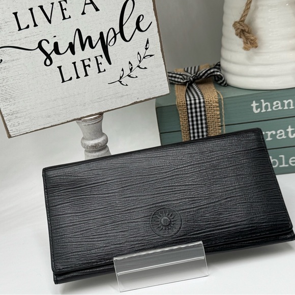 GIANNI VERSACE VINTAGE SUNBURST LONG WALLET
